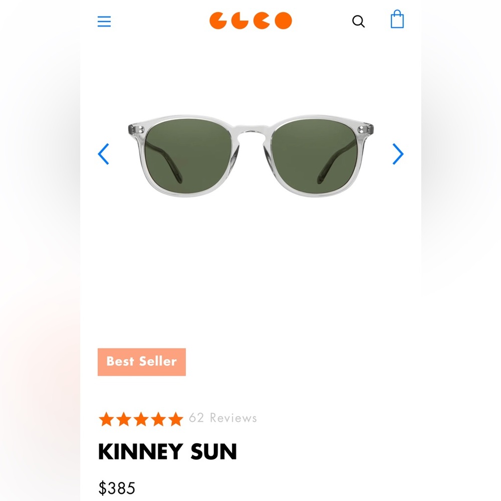 Garrett Leight Kinney Sunglasses